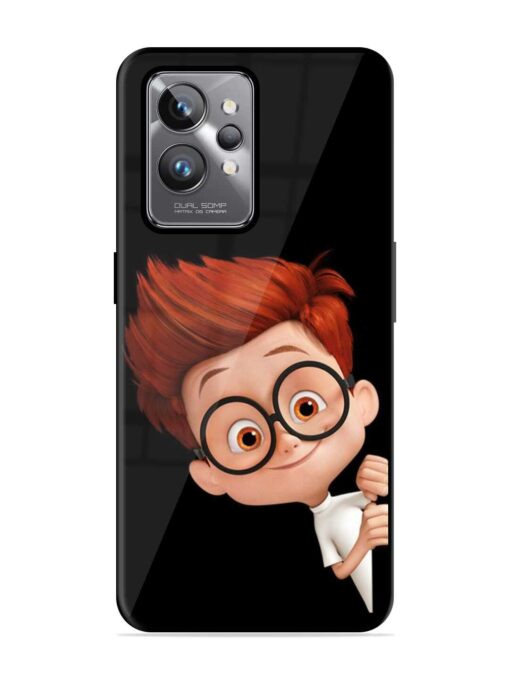 Smart Boy Cartoon Glossy Metal Phone Cover for Realme Gt 2 Pro Zapvi