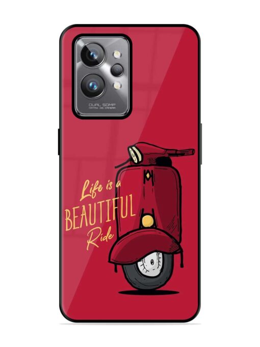 Life Is Beautiful Rides Glossy Metal Phone Cover for Realme Gt 2 Pro Zapvi