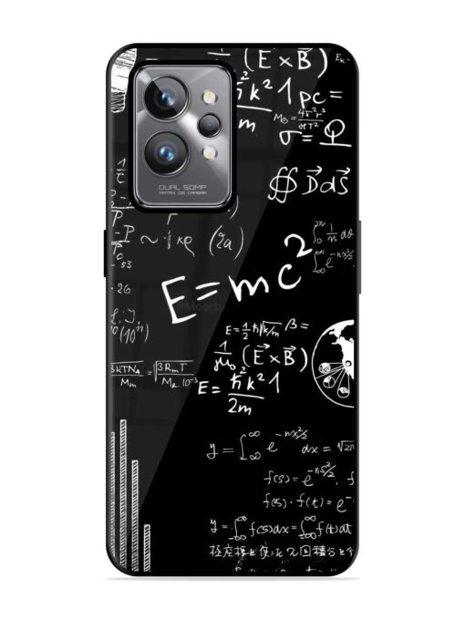 E=Mc2 Mass?Energy Equivalence Glossy Metal Phone Cover for Realme Gt 2 Pro Zapvi