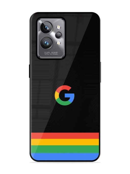 Google Logo Art Glossy Metal Phone Cover for Realme Gt 2 Pro Zapvi