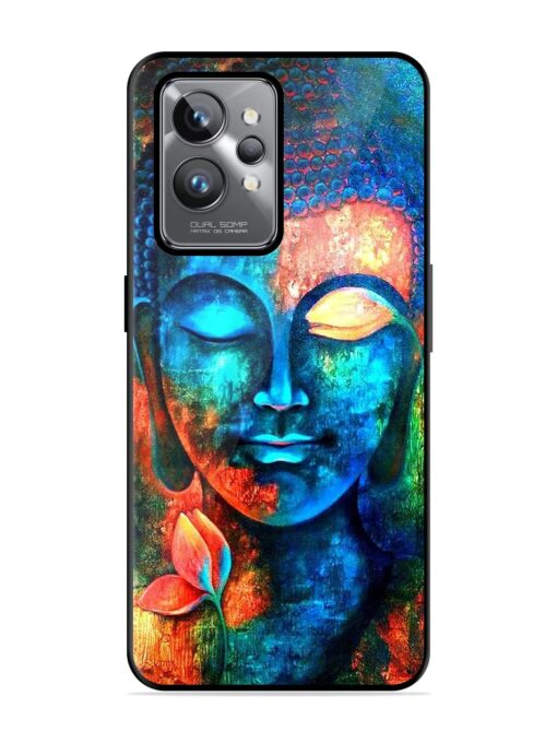 Buddha Painting Glossy Metal Phone Cover for Realme Gt 2 Pro Zapvi