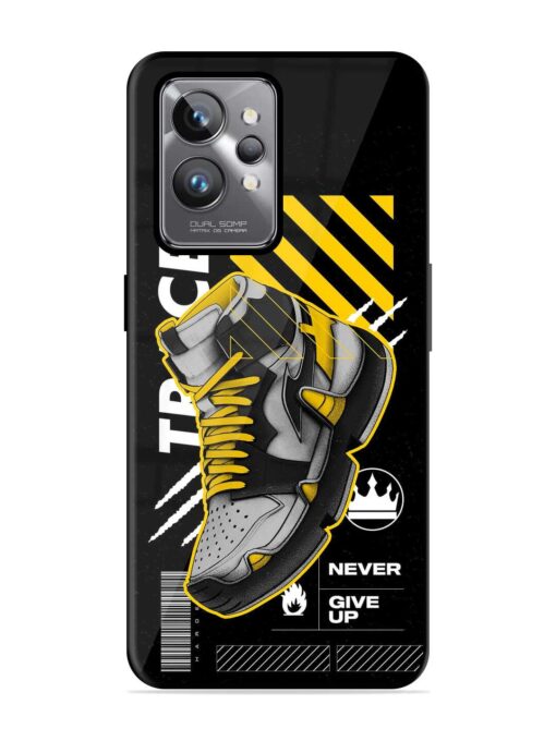 Shoe Background Glossy Metal Phone Cover for Realme Gt 2 Pro Zapvi