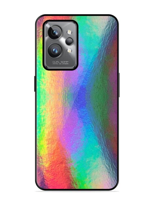 Colorful Holographic Background Glossy Metal TPU Phone Cover for Realme Gt 2 Pro Zapvi