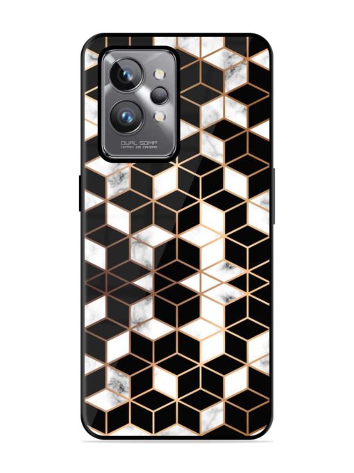 Vector Marble Texture Glossy Metal Phone Cover for Realme Gt 2 Pro Zapvi