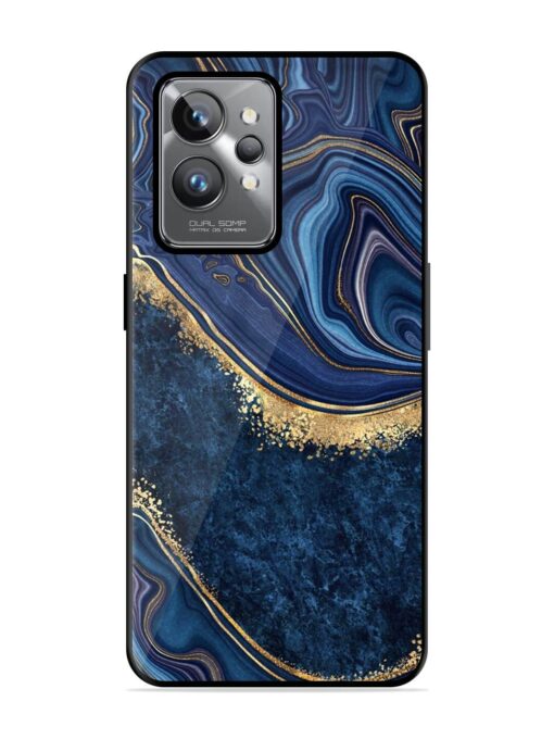 Abstract Background Blue Glossy Metal TPU Phone Cover for Realme Gt 2 Pro Zapvi