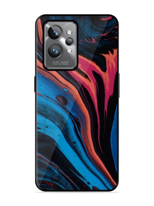 Liquefied Art Glossy Metal TPU Phone Cover for Realme Gt 2 Pro Zapvi