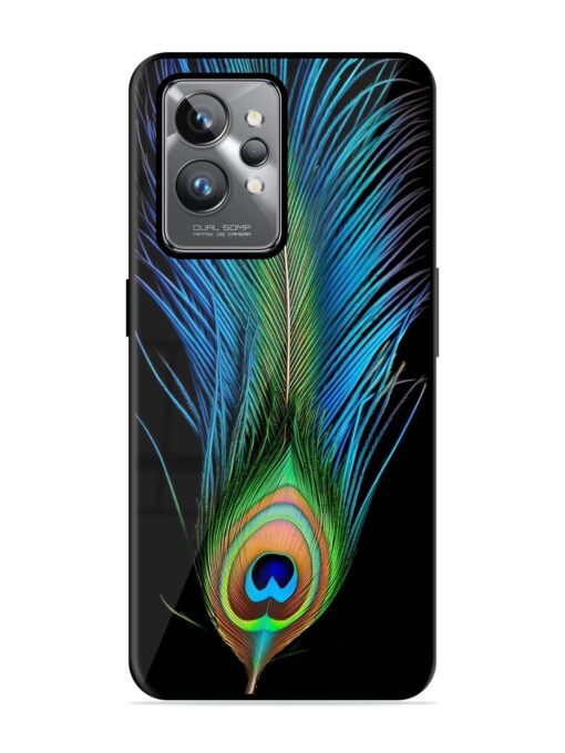 Peacock Feather Glossy Metal TPU Phone Cover for Realme Gt 2 Pro Zapvi