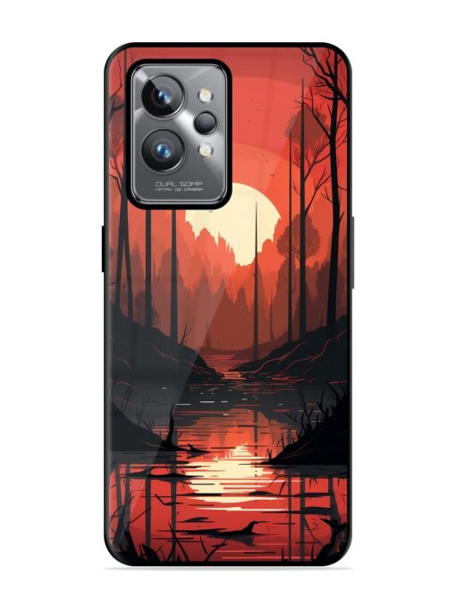 Natural Landscape Glossy Metal Phone Cover for Realme Gt 2 Pro Zapvi