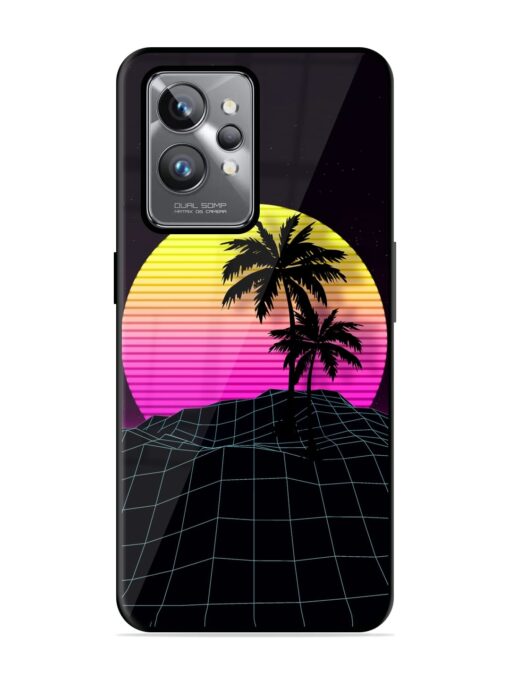 Coconut Vector Glossy Metal Phone Cover for Realme Gt 2 Pro Zapvi