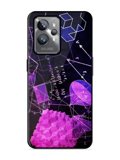 Math Physics Formula Art Glossy Metal Phone Cover for Realme Gt 2 Pro Zapvi