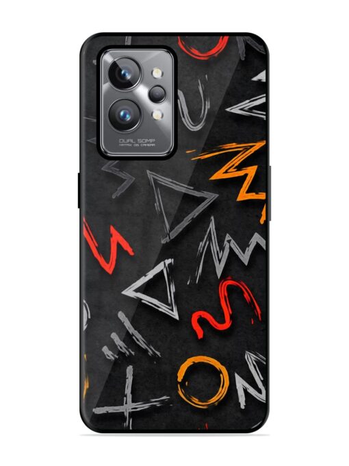 Grungy Graffiti Glossy Metal Phone Cover for Realme Gt 2 Pro Zapvi