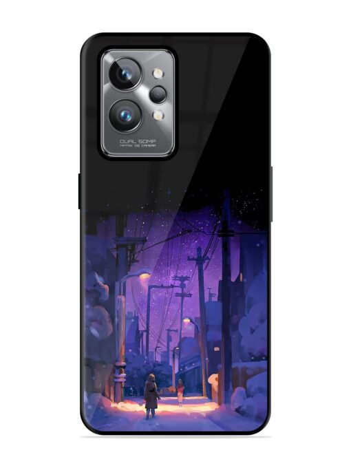 Winter Anime Art Glossy Metal Phone Cover for Realme Gt 2 Pro Zapvi