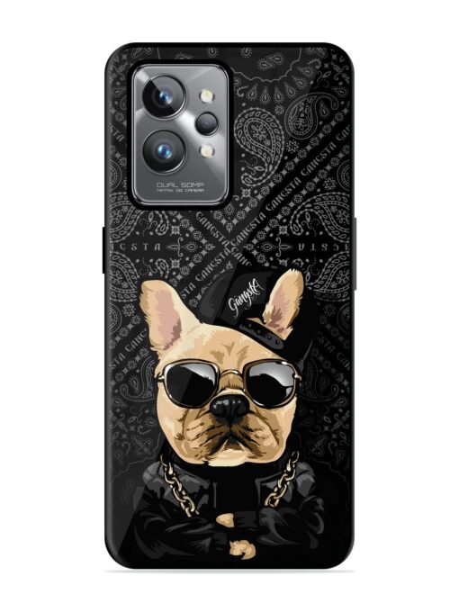 Gangsta Cool Sunmetales Dog Glossy Metal Phone Cover for Realme Gt 2 Pro Zapvi