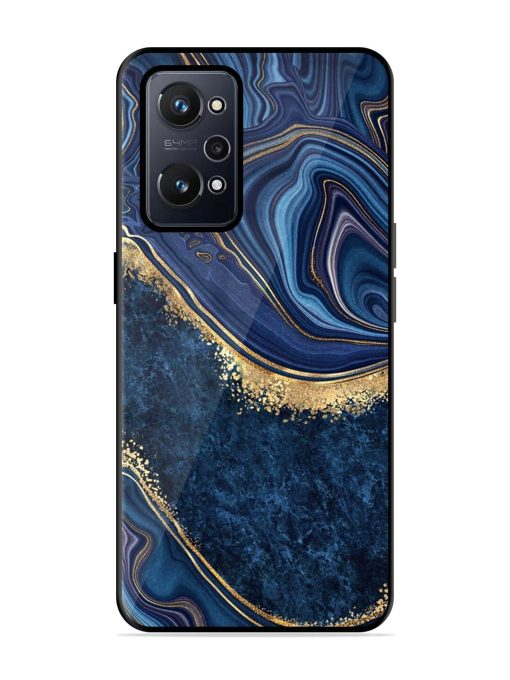 Abstract Background Blue Glossy Metal TPU Phone Cover for Realme Gt Neo 3T Zapvi