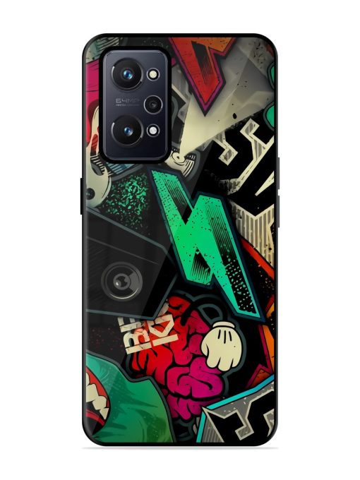 Graffiti Art Glossy Metal Phone Cover for Realme Gt Neo 3T Zapvi