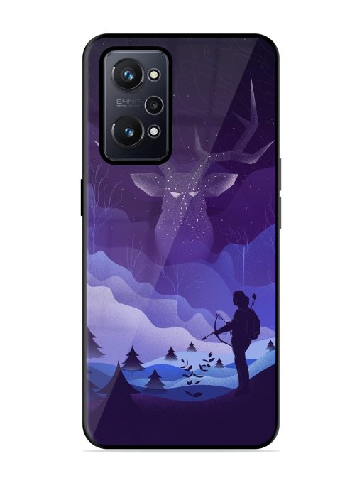 Deer Forest River Glossy Metal Phone Cover for Realme Gt Neo 3T Zapvi