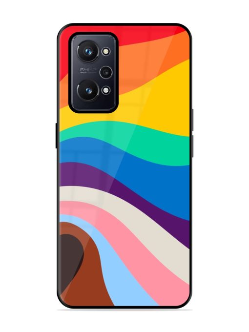 Minimal Pride Art Glossy Metal Phone Cover for Realme Gt Neo 3T Zapvi