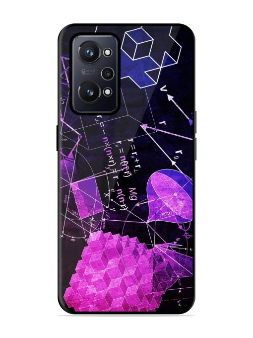 Math Physics Formula Art Glossy Metal Phone Cover for Realme Gt Neo 3T Zapvi