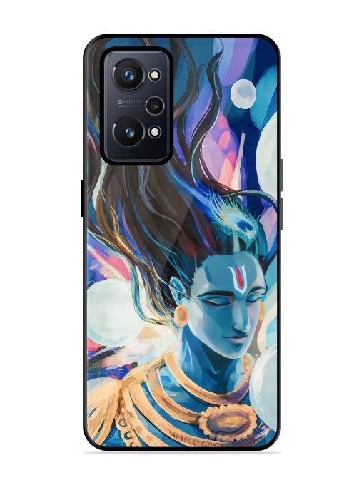 Bhagwan Sri Krishna Glossy Metal Phone Cover for Realme Gt Neo 3T Zapvi