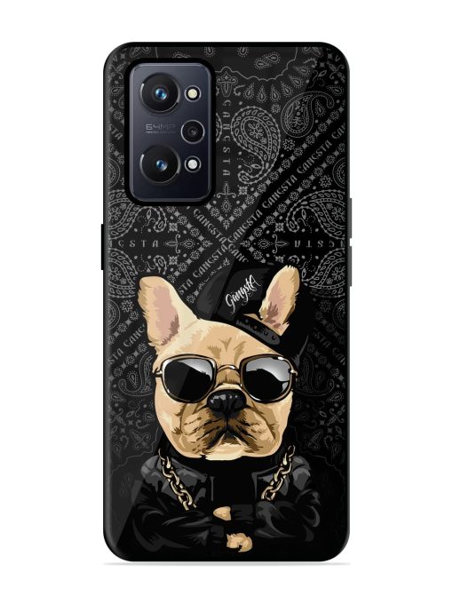 Gangsta Cool Sunmetales Dog Glossy Metal Phone Cover for Realme Gt Neo 3T Zapvi