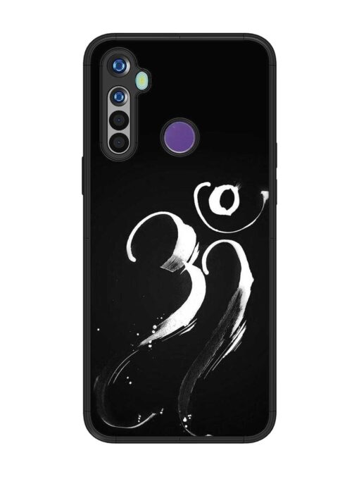 Om Logo Glossy Metal Phone Cover for Realme Narzo 10 Zapvi