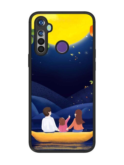 Happy Family And Beautiful View Glossy Metal Phone Cover for Realme Narzo 10 Zapvi