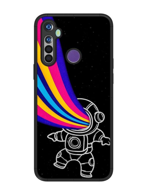 Astronaut Glossy Metal TPU Phone Cover for Realme Narzo 10 Zapvi