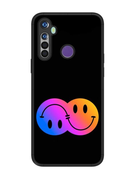 Gradient Smile Art Glossy Metal TPU Phone Cover for Realme Narzo 10 Zapvi