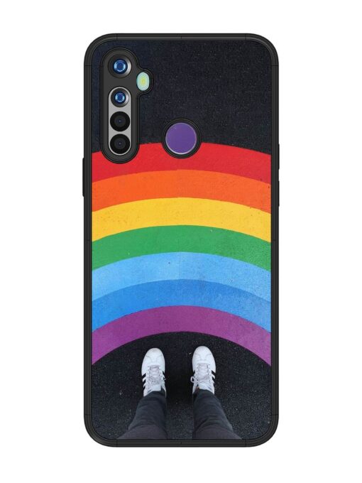 Legs Rainbow Glossy Metal TPU Phone Cover for Realme Narzo 10 Zapvi