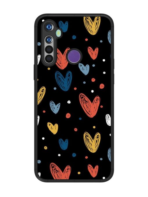 Happy Valentines Day Glossy Metal TPU Phone Cover for Realme Narzo 10 Zapvi