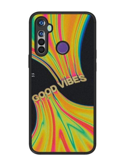 Good Vibes Glossy Metal Phone Cover for Realme Narzo 10 Zapvi