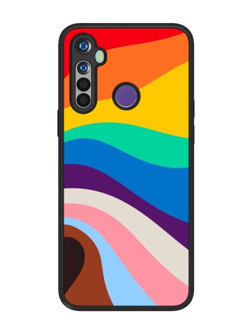 Minimal Pride Art Glossy Metal Phone Cover for Realme Narzo 10 Zapvi