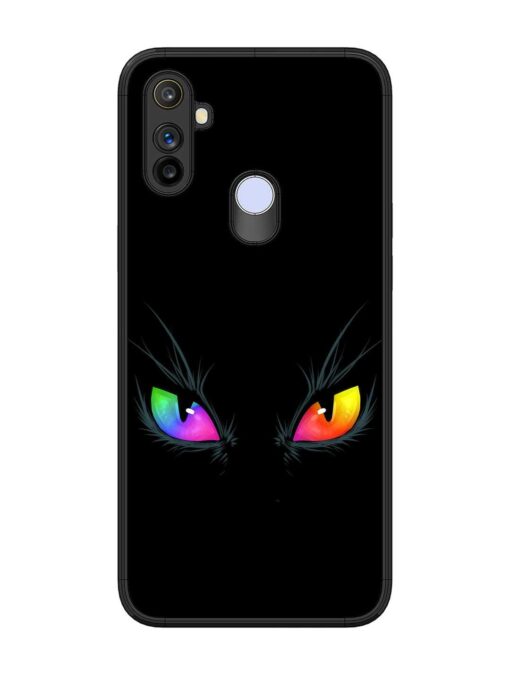 Cat Eyes Glossy Metal Phone Cover for Realme Narzo 20A Zapvi