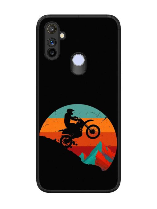 Mountain Bike Glossy Metal Phone Cover for Realme Narzo 20A Zapvi