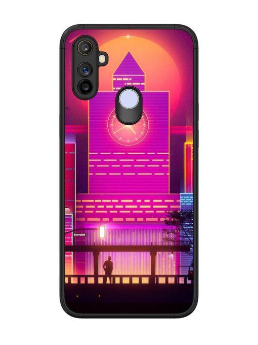 Clock Tower Glossy Metal TPU Phone Cover for Realme Narzo 20A Zapvi