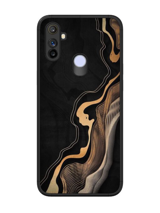 Abstract Art Glossy Metal TPU Phone Cover for Realme Narzo 20A Zapvi