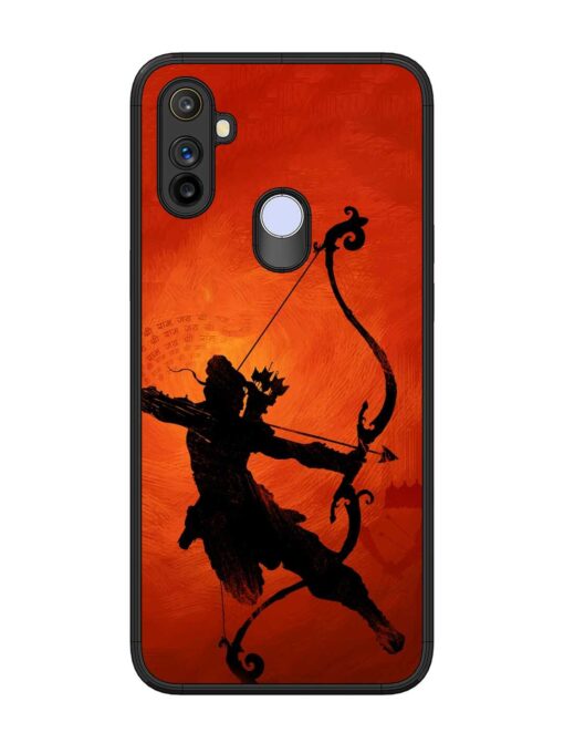 Illustration Lord Rama Glossy Metal Phone Cover for Realme Narzo 20A Zapvi