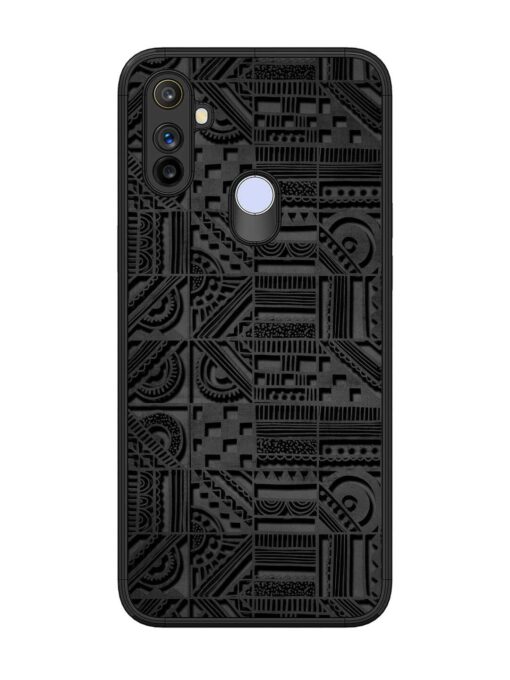 Seamless Pattern Glossy Metal Phone Cover for Realme Narzo 20A Zapvi