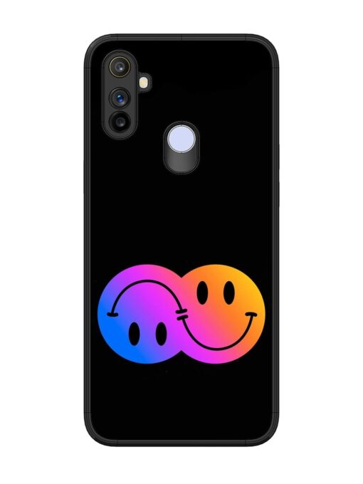 Gradient Smile Art Glossy Metal TPU Phone Cover for Realme Narzo 20A Zapvi