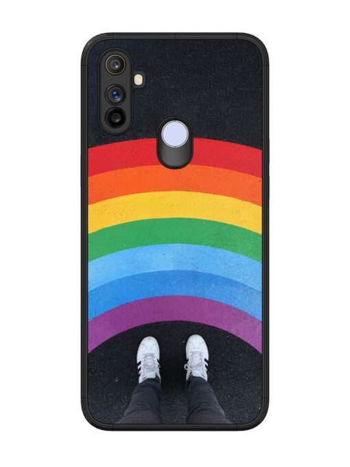 Legs Rainbow Glossy Metal TPU Phone Cover for Realme Narzo 20A Zapvi