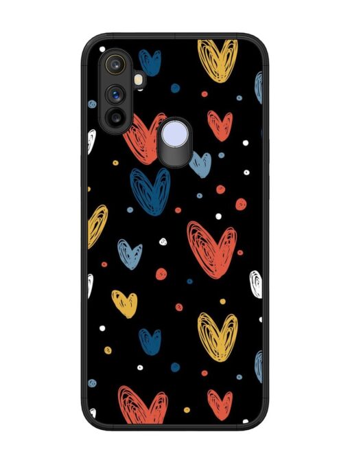 Happy Valentines Day Glossy Metal TPU Phone Cover for Realme Narzo 20A Zapvi