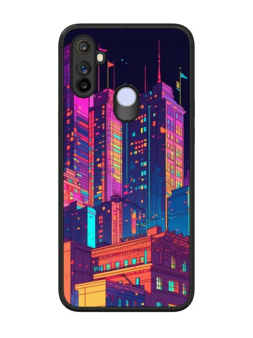 City View Glossy Metal Phone Cover for Realme Narzo 20A Zapvi