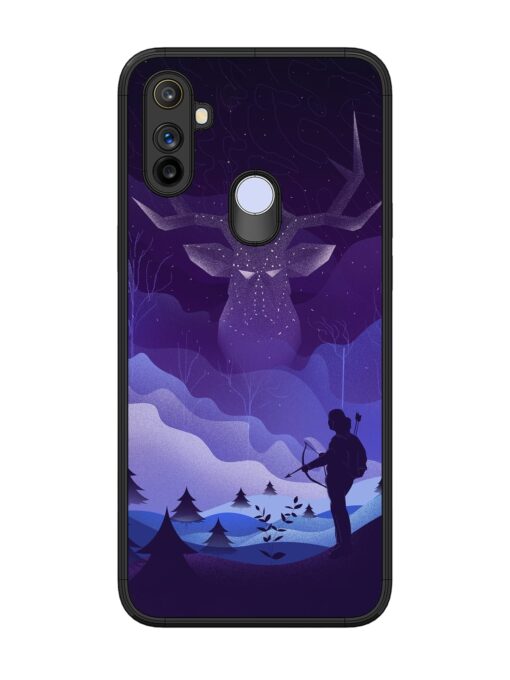 Deer Forest River Glossy Metal Phone Cover for Realme Narzo 20A Zapvi