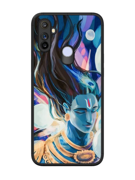 Bhagwan Sri Krishna Glossy Metal Phone Cover for Realme Narzo 20A Zapvi