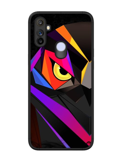 Wpap Owl Glossy Metal Phone Cover for Realme Narzo 20A Zapvi