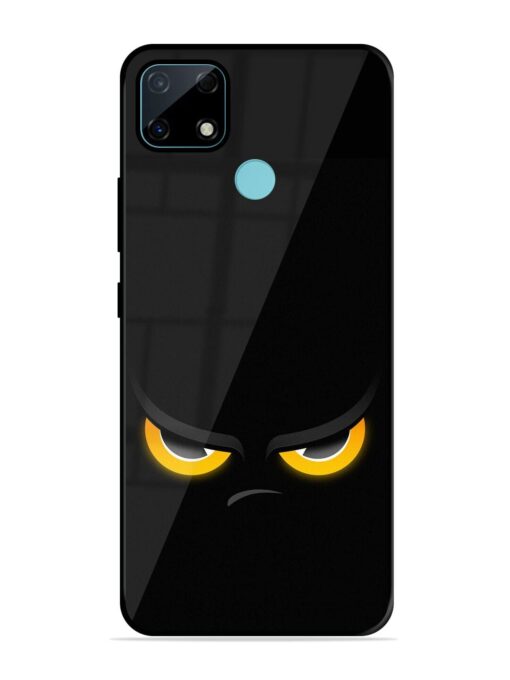 Scary Yellow Eye Glossy Metal TPU Phone Cover for Realme Narzo 30A Zapvi