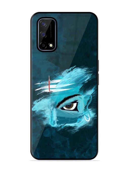 Lord Shiva Glossy Metal Phone Cover for Realme Narzo 30 Pro (5G) Zapvi