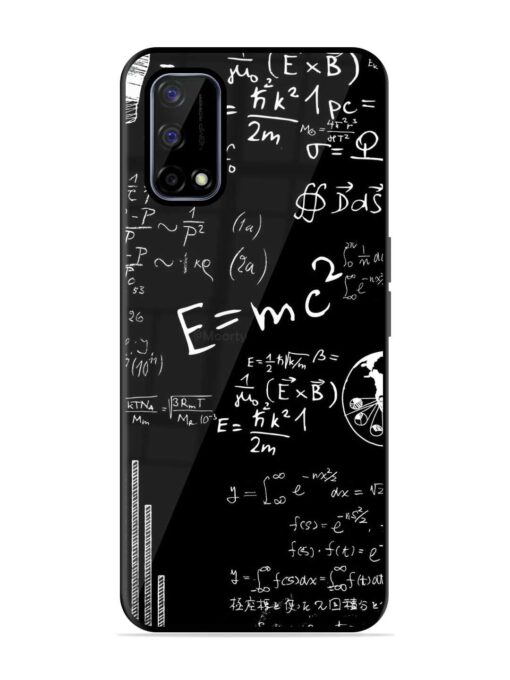 E=Mc2 Mass?Energy Equivalence Glossy Metal Phone Cover for Realme Narzo 30 Pro (5G) Zapvi