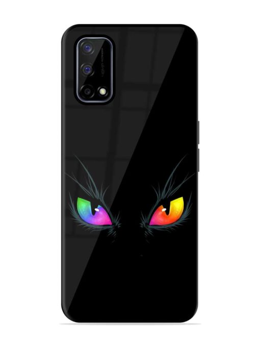 Cat Eyes Glossy Metal Phone Cover for Realme Narzo 30 Pro (5G) Zapvi