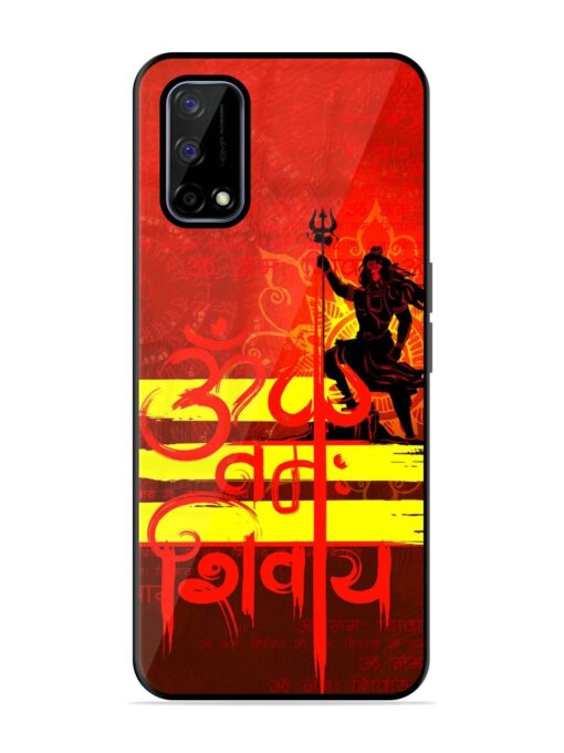 Illustration Lord Shiva Glossy Metal TPU Phone Cover for Realme Narzo 30 Pro (5G) Zapvi